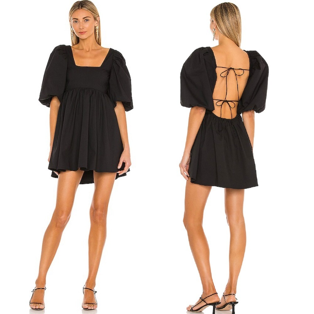 NWT Lovers & Friends Almar Mini Dress in Black